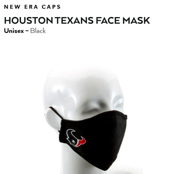 NWT Unisex Houston Texans New Era Face Mask - Picture 1 of 7